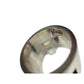 Gucci Geometric G Wide Sterling Silver Ring - size 7 - Gucci - Ring - A+ Stuff
