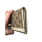 Gucci GG Canvas Beige and White Leather Double Layer Long Wallet - Gucci - Wallet - A+ Stuff