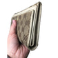 Gucci GG Canvas Beige and White Leather Double Layer Long Wallet - Gucci - Wallet - A+ Stuff