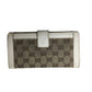 Gucci GG Canvas Beige with White Leather Continental Wallet - Gucci - Wallet - A+ Stuff