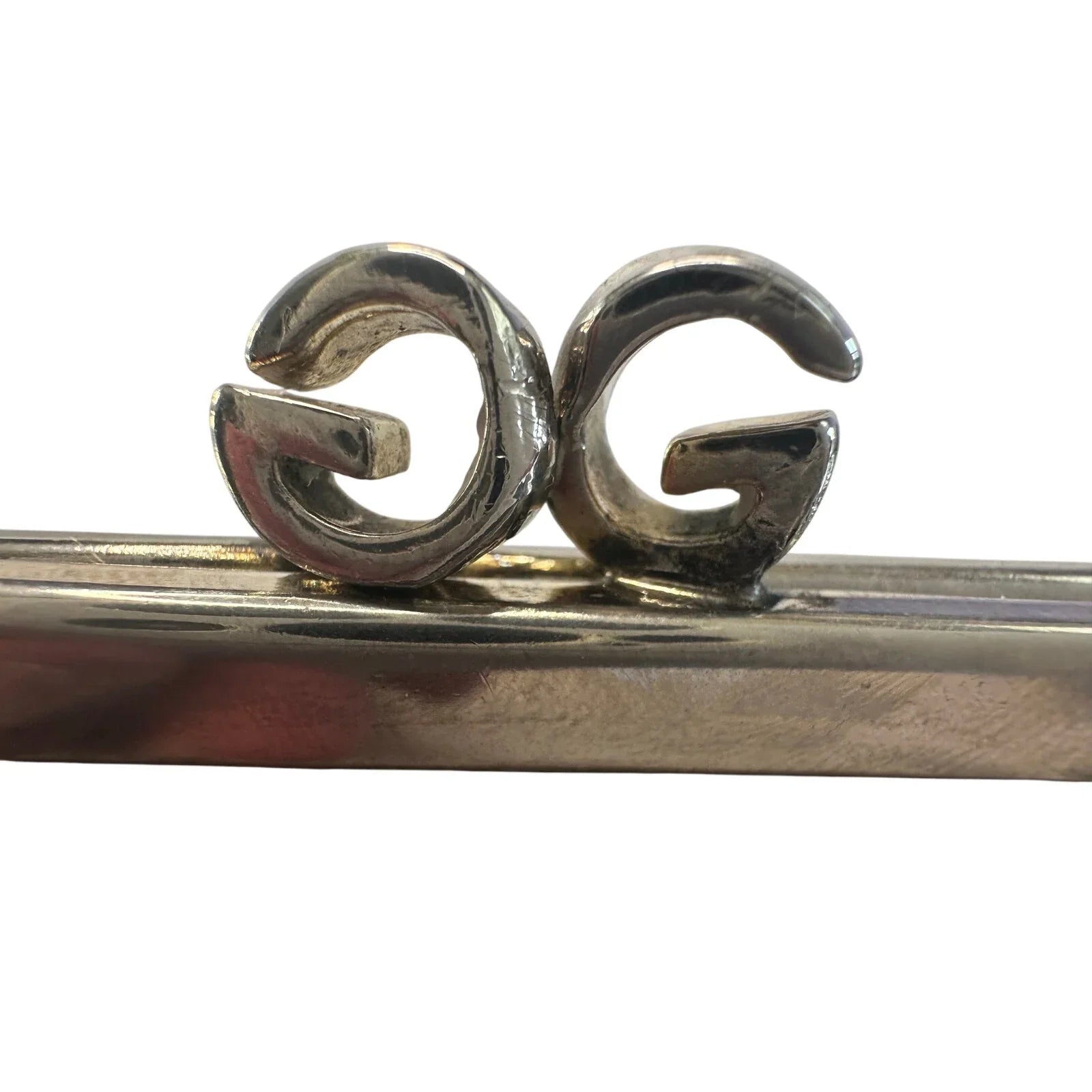 Gucci GG Kiss Lock Coin Pouch - Leather with Silver Hardware - Great Vintage Gucci Find! - Gucci - Coin Purse - A+ Stuff