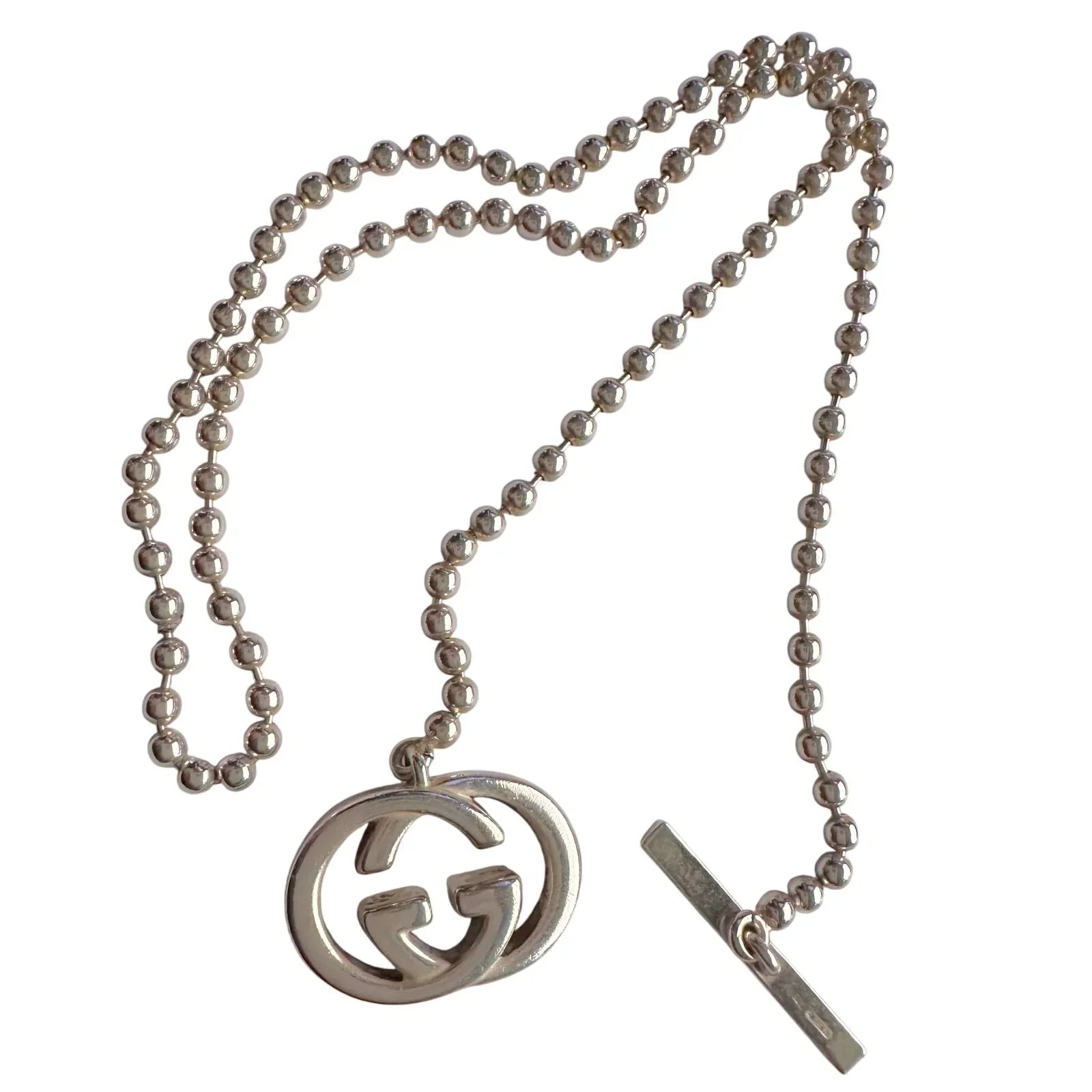 GUCCI GG Toggle Ball Chain Necklace with Box & Dust Bag - Gucci - Necklace - A+ Stuff