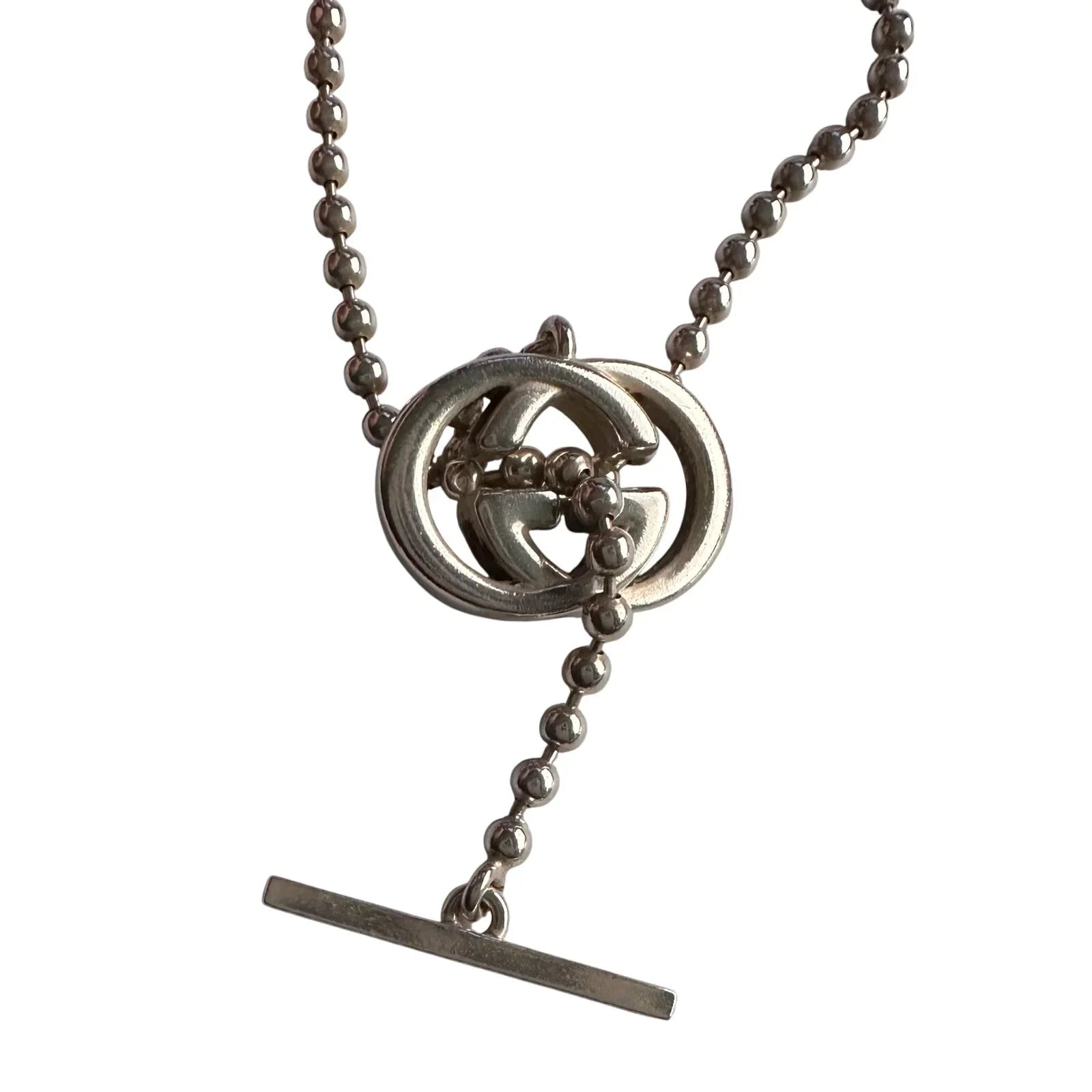 GUCCI GG Toggle Ball Chain Necklace with Box & Dust Bag - Gucci - Necklace - A+ Stuff
