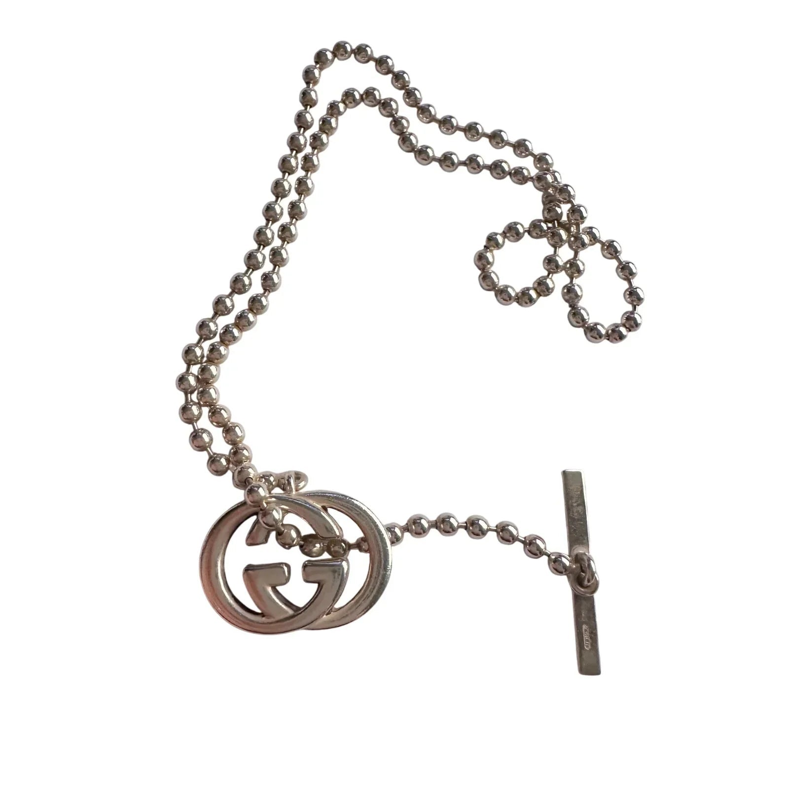 GUCCI GG Toggle Ball Chain Necklace with Box & Dust Bag - Gucci - Necklace - A+ Stuff