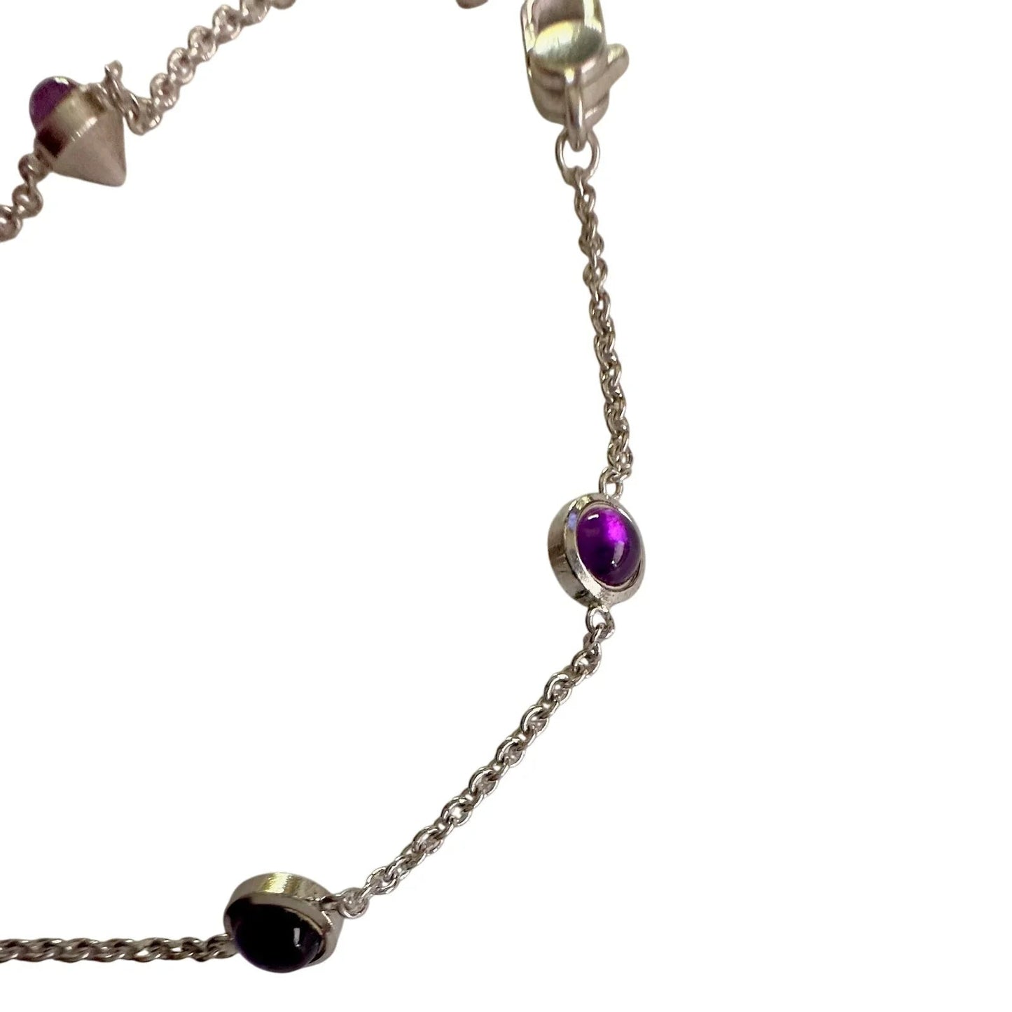 Gucci Heart Tag Amethyst Bracelet 17 - Gucci - bracelet - A+ Stuff