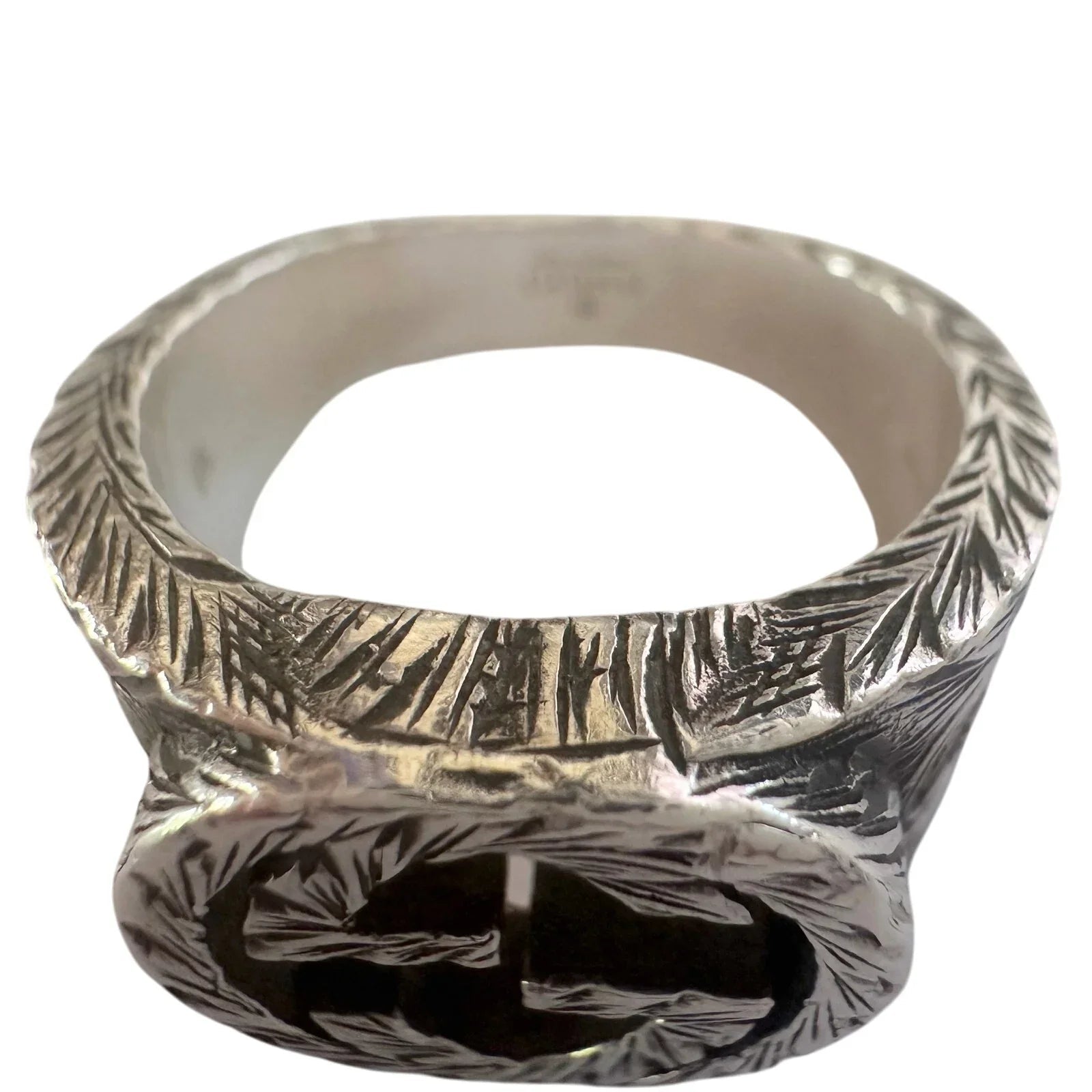 Gucci Interlocking G Arabesque Ring Sterling Silver - Gucci - Ring - A+ Stuff