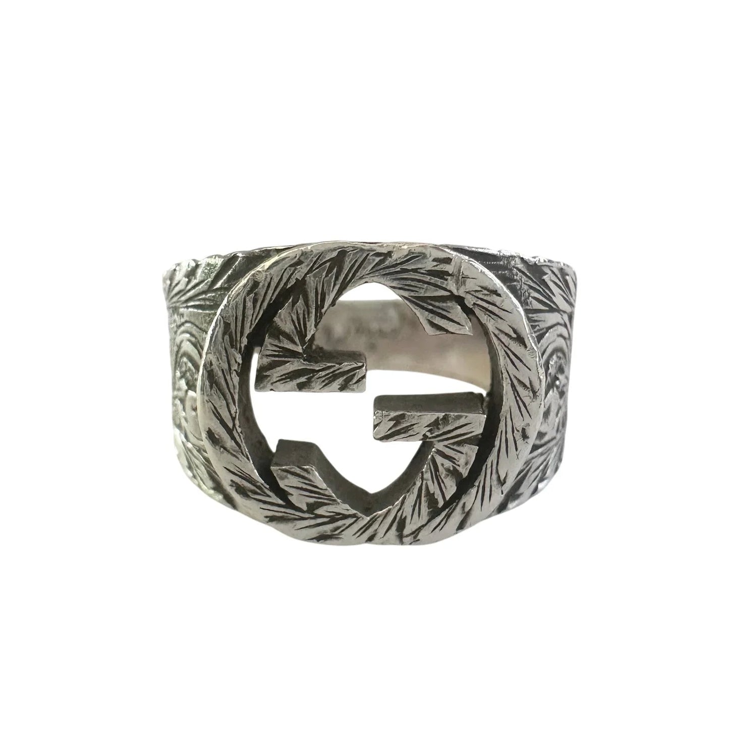 Gucci Interlocking G Arabesque Ring Sterling Silver - Gucci - Ring - A+ Stuff