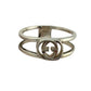 Gucci Interlocking G Open Band Ring Size 5.75 (11) - Gucci - Ring - A+ Stuff
