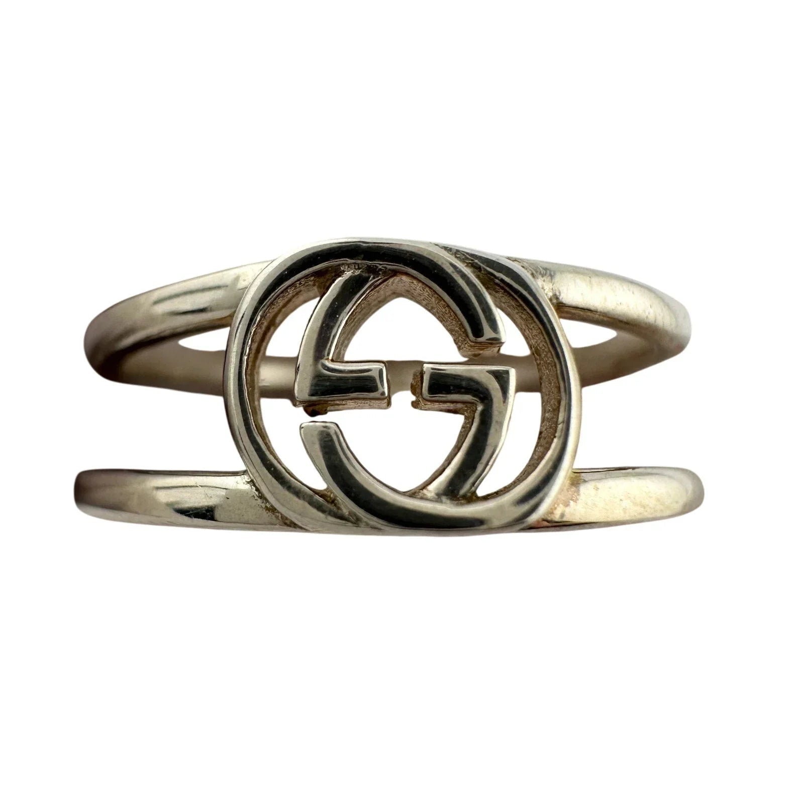 Gucci Interlocking G Open Band Ring Size 5.75 (11) - Gucci - Ring - A+ Stuff