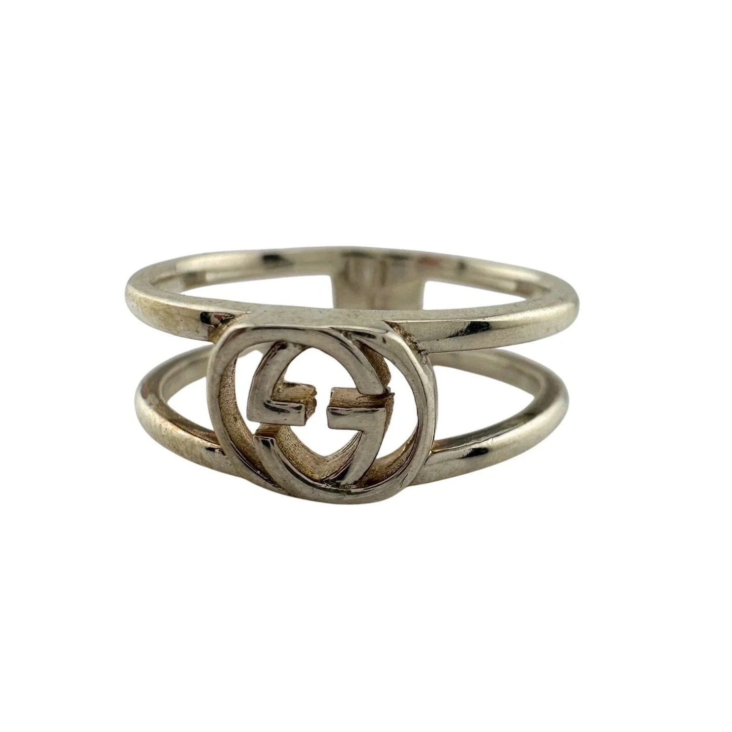 Gucci Interlocking G Open Band Ring Size 5.75 (11) - Gucci - Ring - A+ Stuff