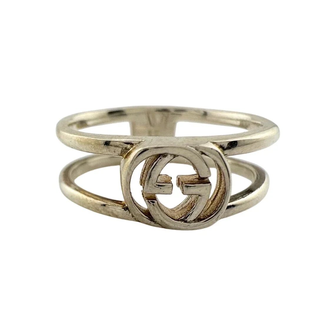 Gucci Interlocking G Open Band Ring Size 5.75 (11) - Gucci - Ring - A+ Stuff