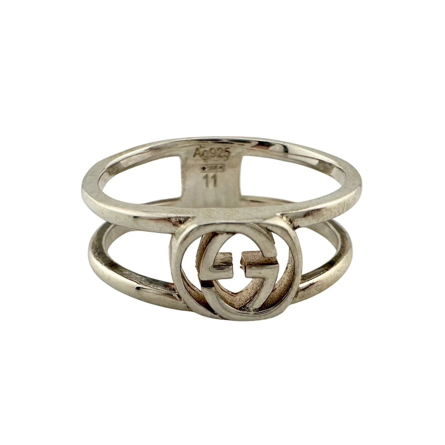 Gucci Interlocking G Open Band Ring Size 5.75 (11) - Gucci - Ring - A+ Stuff