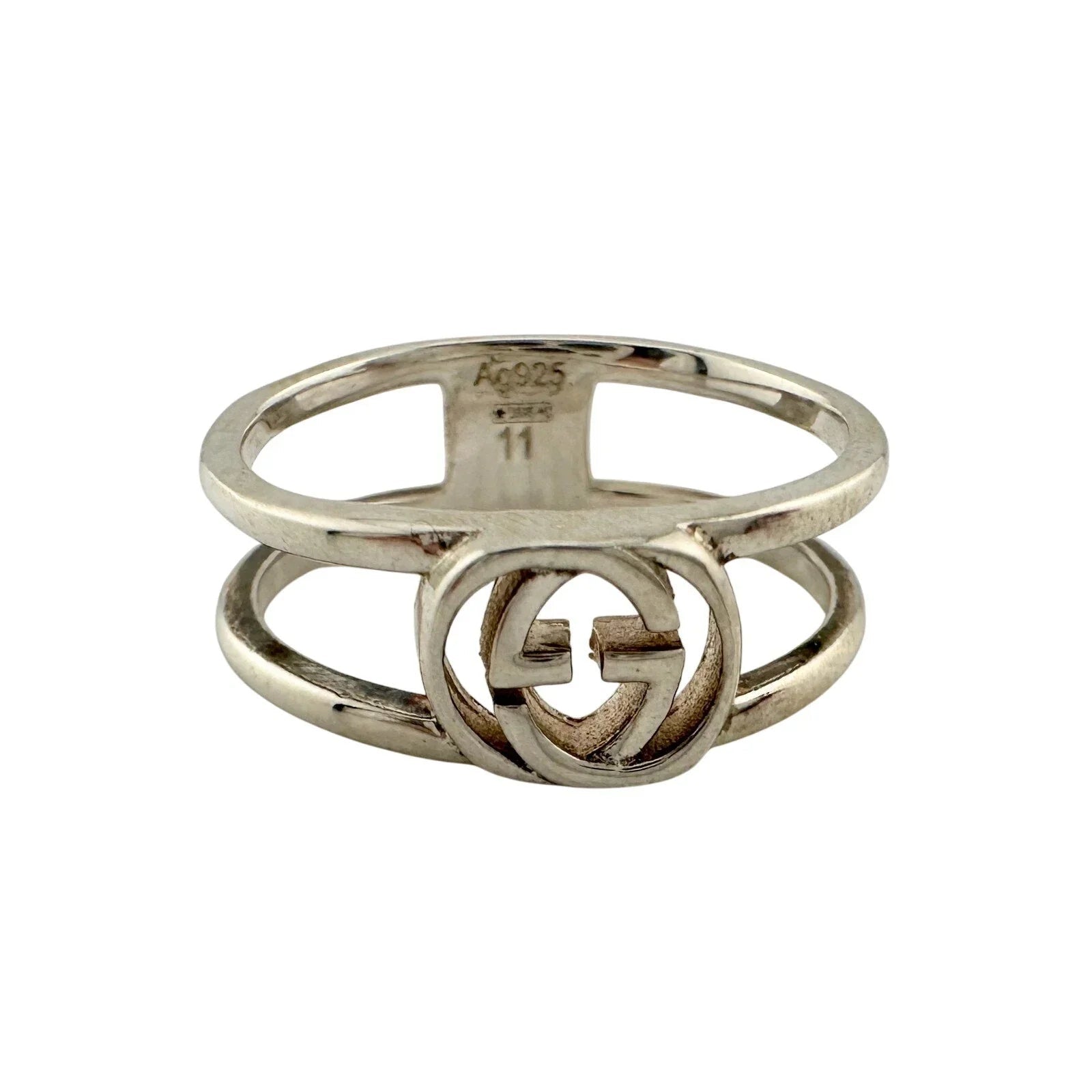 Gucci Interlocking G Open Band Ring Size 5.75 (11) - Gucci - Ring - A+ Stuff