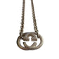 GUCCI Interlocking GG Logo Necklace (16") Sterling Silver - Gucci - Necklace - A+ Stuff
