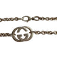 GUCCI Interlocking GG Logo Necklace (16") Sterling Silver - Gucci - Necklace - A+ Stuff