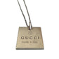 Gucci Logo Square Pendant on 19" Chain - Gucci - Necklace with Pendant - A+ Stuff