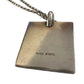 Gucci Logo Square Pendant on 19" Chain - Gucci - Necklace with Pendant - A+ Stuff