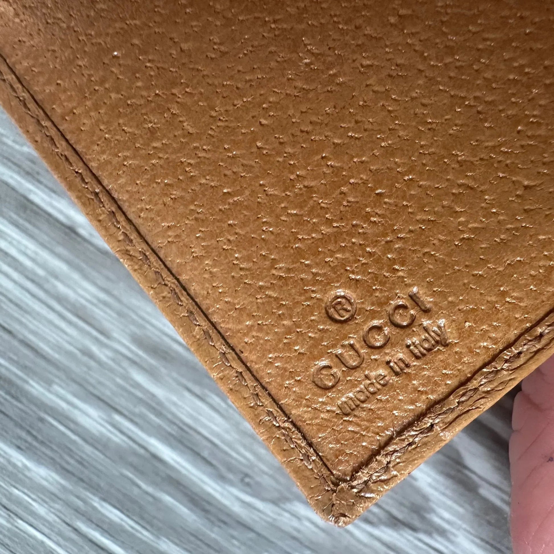 Gucci Pink GG Canvas & Leather Short Bifold Wallet w Coin Purse - Gucci - A+ Stuff