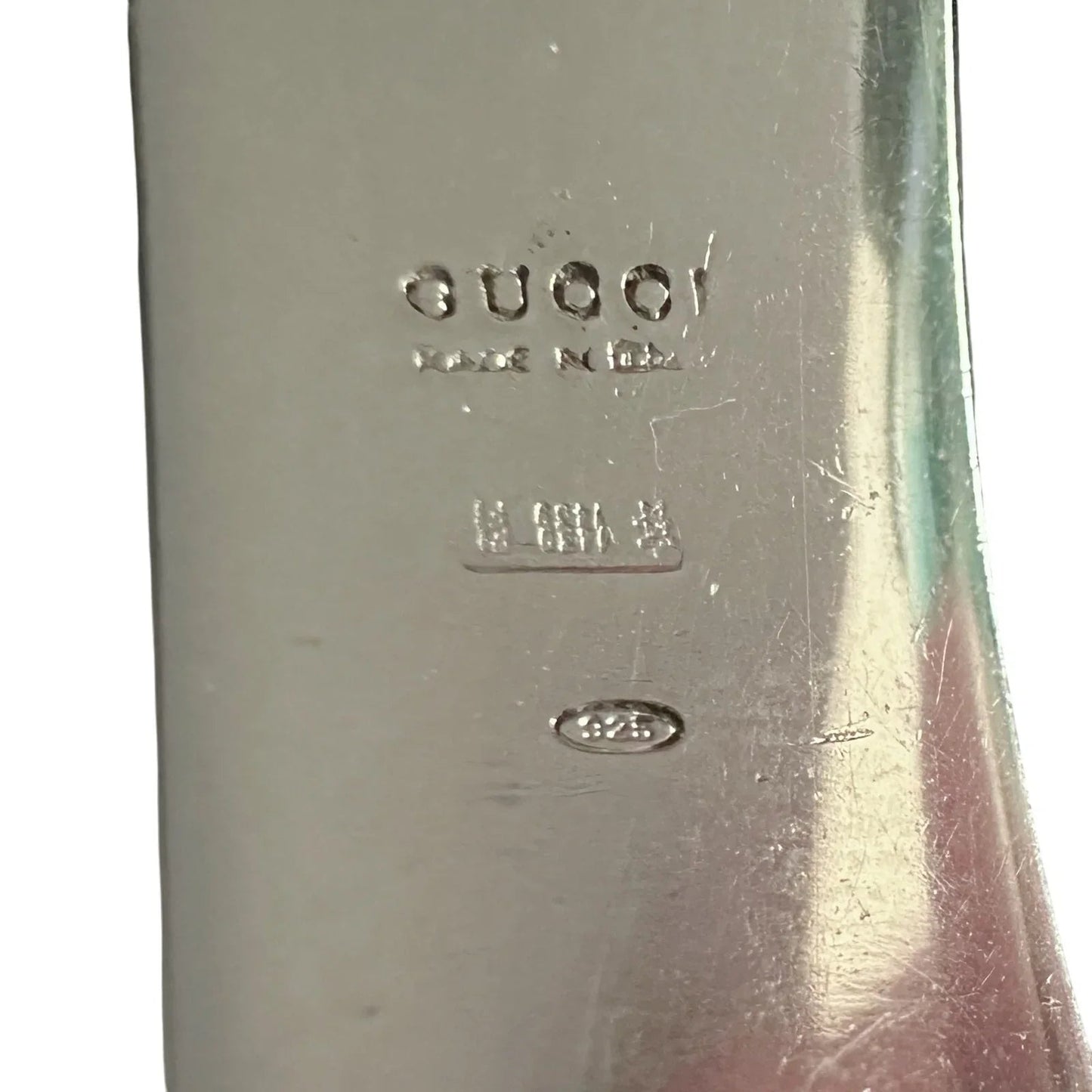 Gucci Rubber and Sterling Silver ID Bracelet - Full Inclusion - Gucci - Bracelet - A+ Stuff