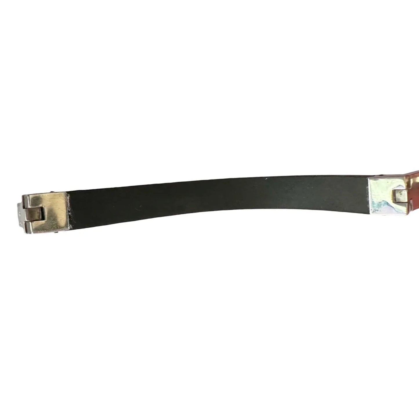 Gucci Rubber and Sterling Silver ID Bracelet - Full Inclusion - Gucci - Bracelet - A+ Stuff