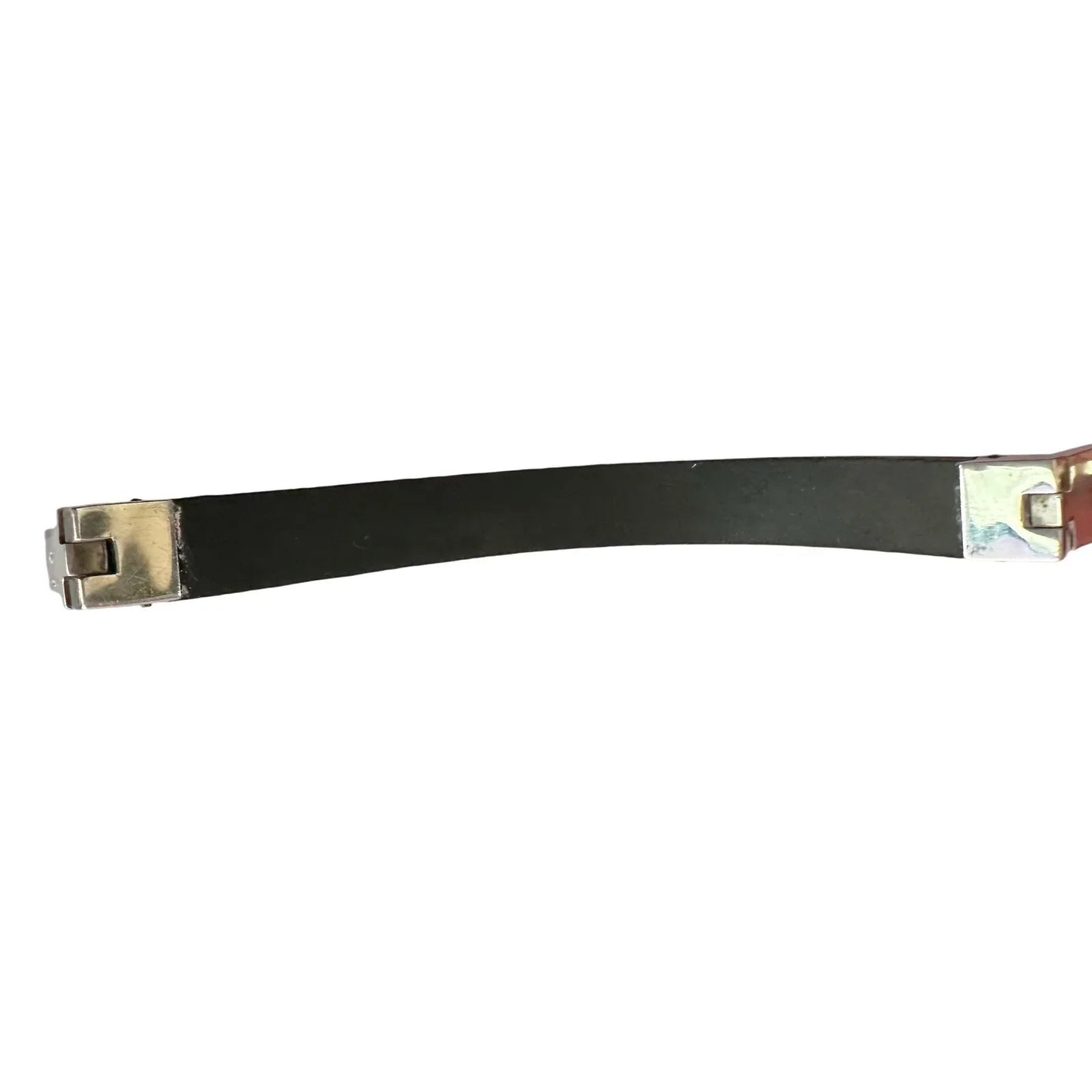 Gucci Rubber and Sterling Silver ID Bracelet - Full Inclusion - Gucci - Bracelet - A+ Stuff
