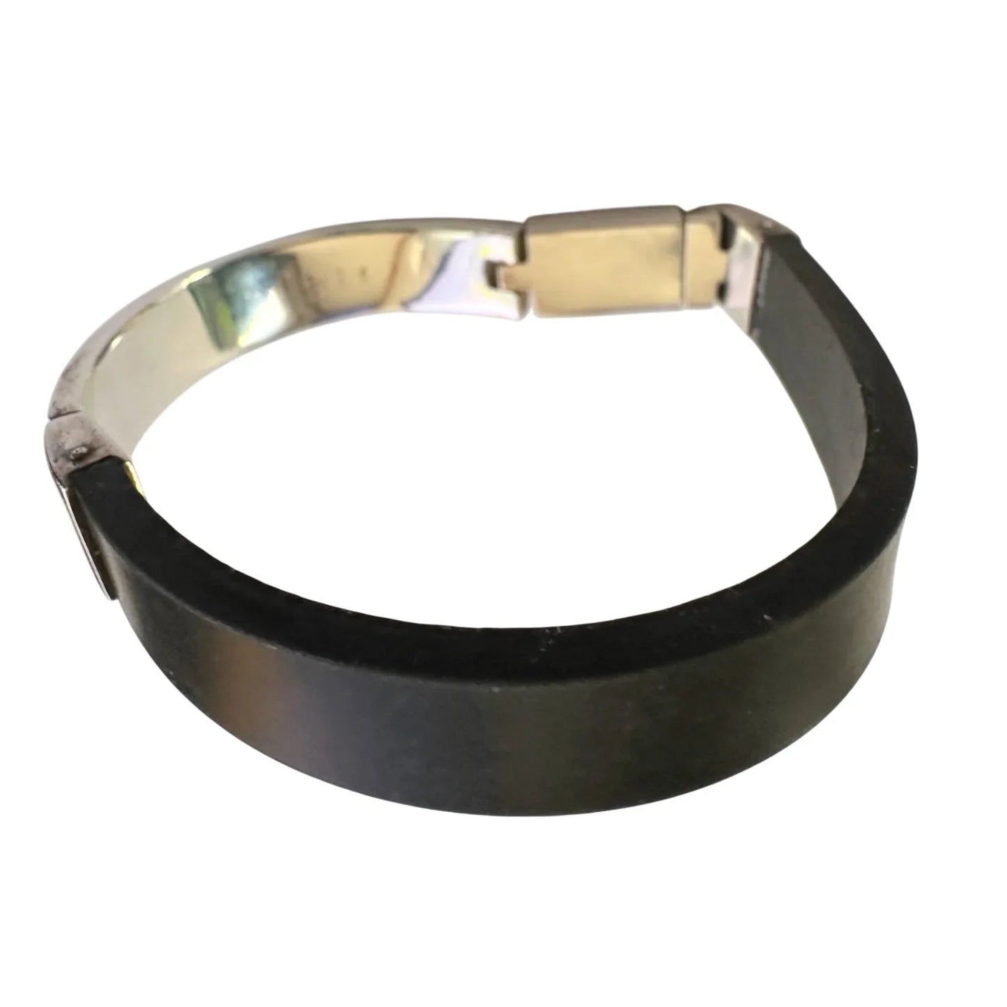 Gucci Rubber and Sterling Silver ID Bracelet - Full Inclusion - Gucci - Bracelet - A+ Stuff