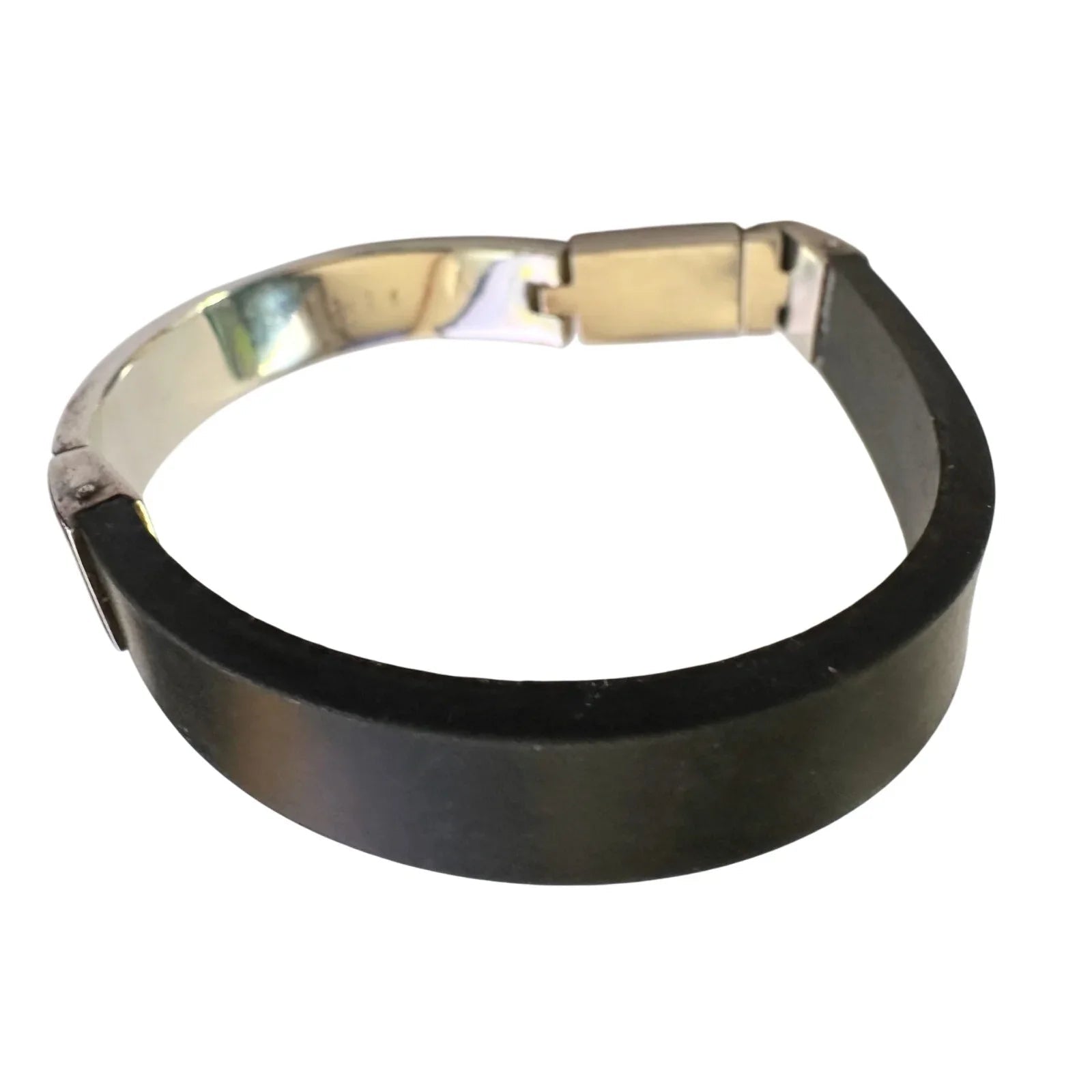 Gucci Rubber and Sterling Silver ID Bracelet - Full Inclusion - Gucci - Bracelet - A+ Stuff