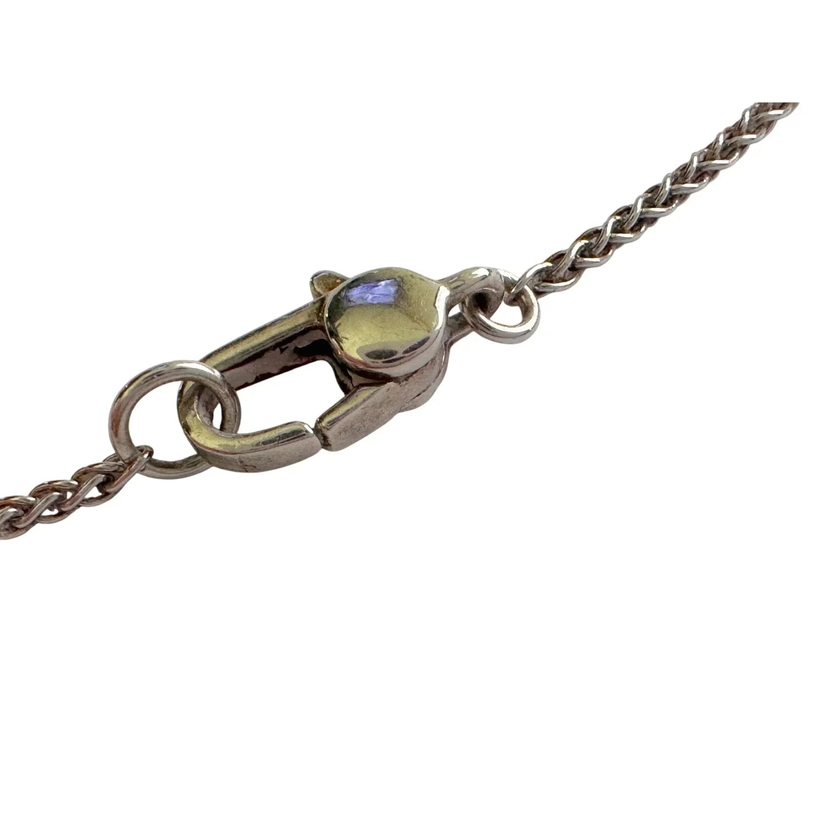 Gucci Silver G Interlocking Heart Bamboo Necklace - Gucci - Necklace - A+ Stuff