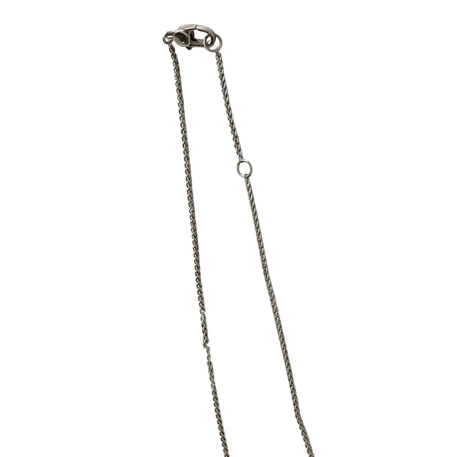 Gucci Silver G Interlocking Heart Bamboo Necklace - Gucci - Necklace - A+ Stuff