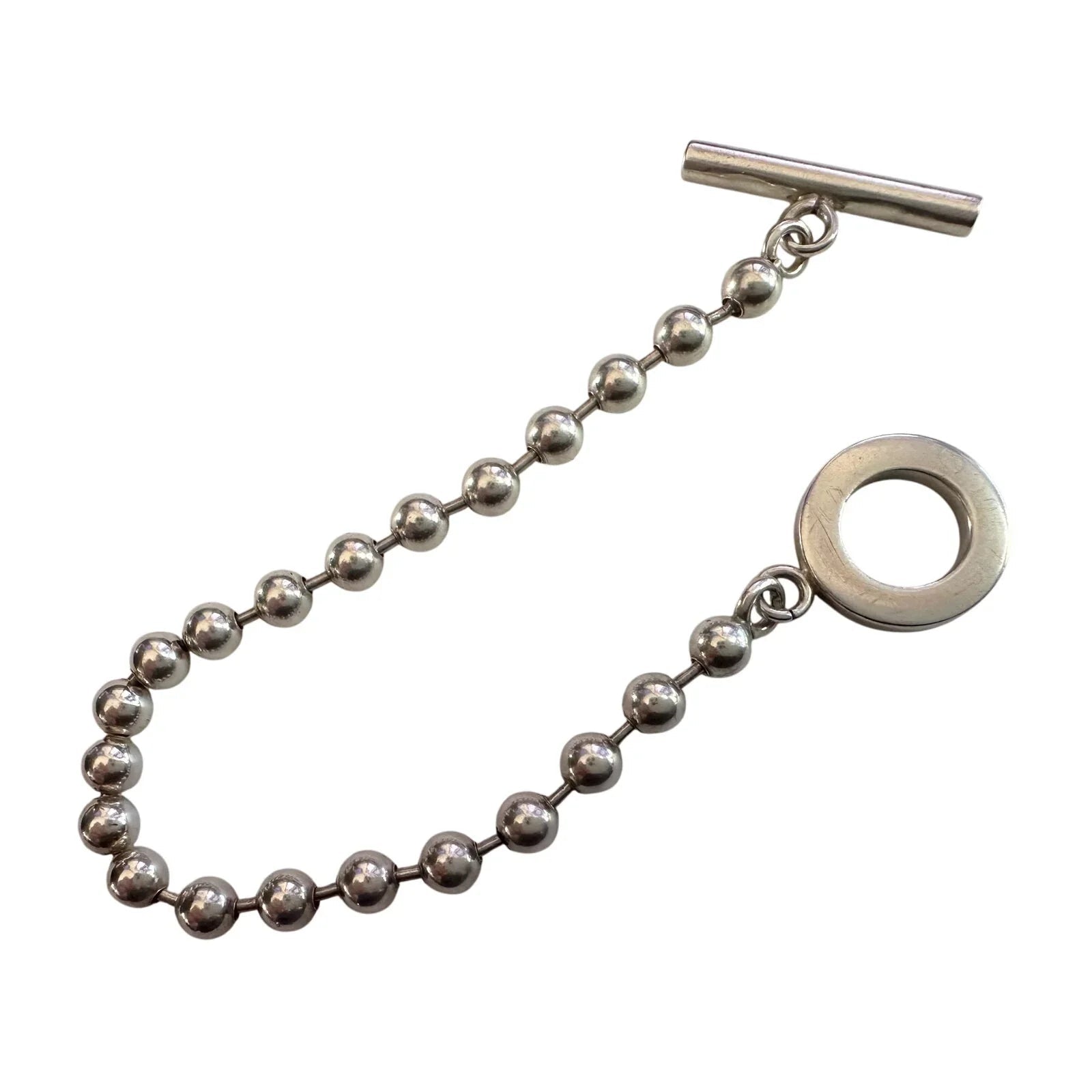 Gucci Sterling Silver Ball Chain Bracelet - Gucci - Bracelet - A+ Stuff