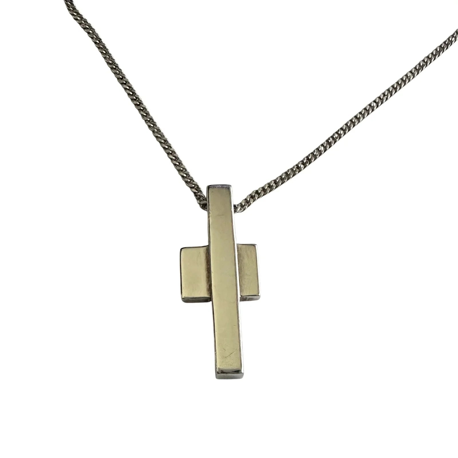 Gucci Thick Abstract Cross Necklace - Gucci - Necklace - A+ Stuff