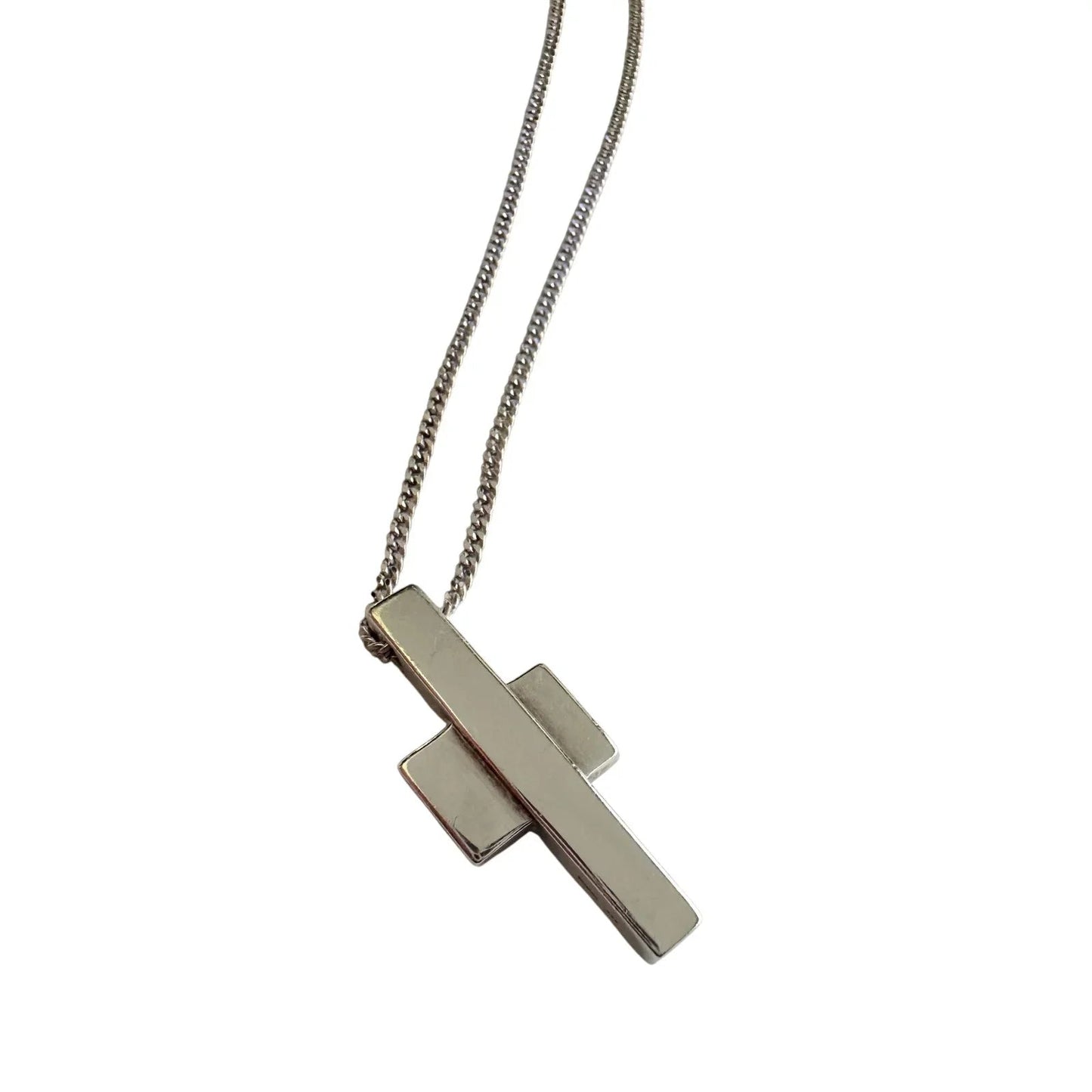 Gucci Thick Abstract Cross Necklace - Gucci - Necklace - A+ Stuff