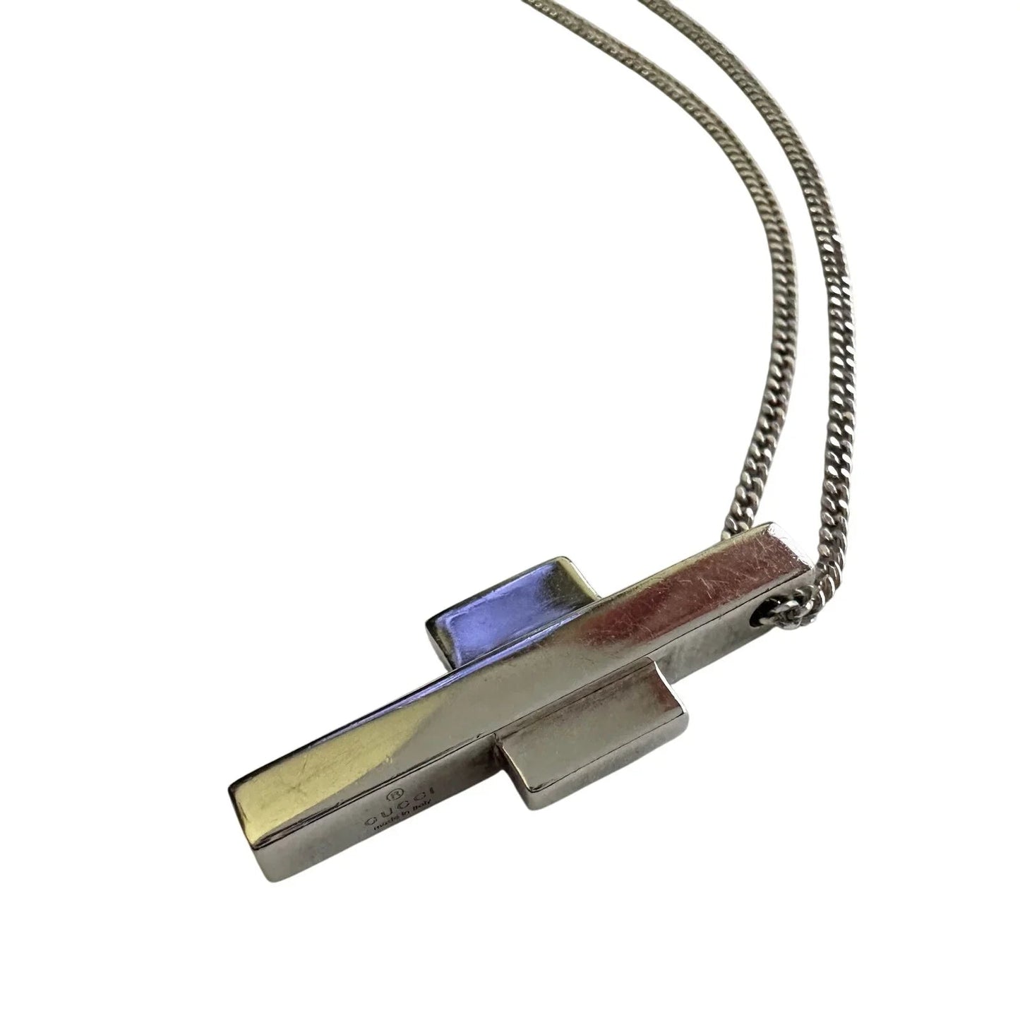 Gucci Thick Abstract Cross Necklace - Gucci - Necklace - A+ Stuff