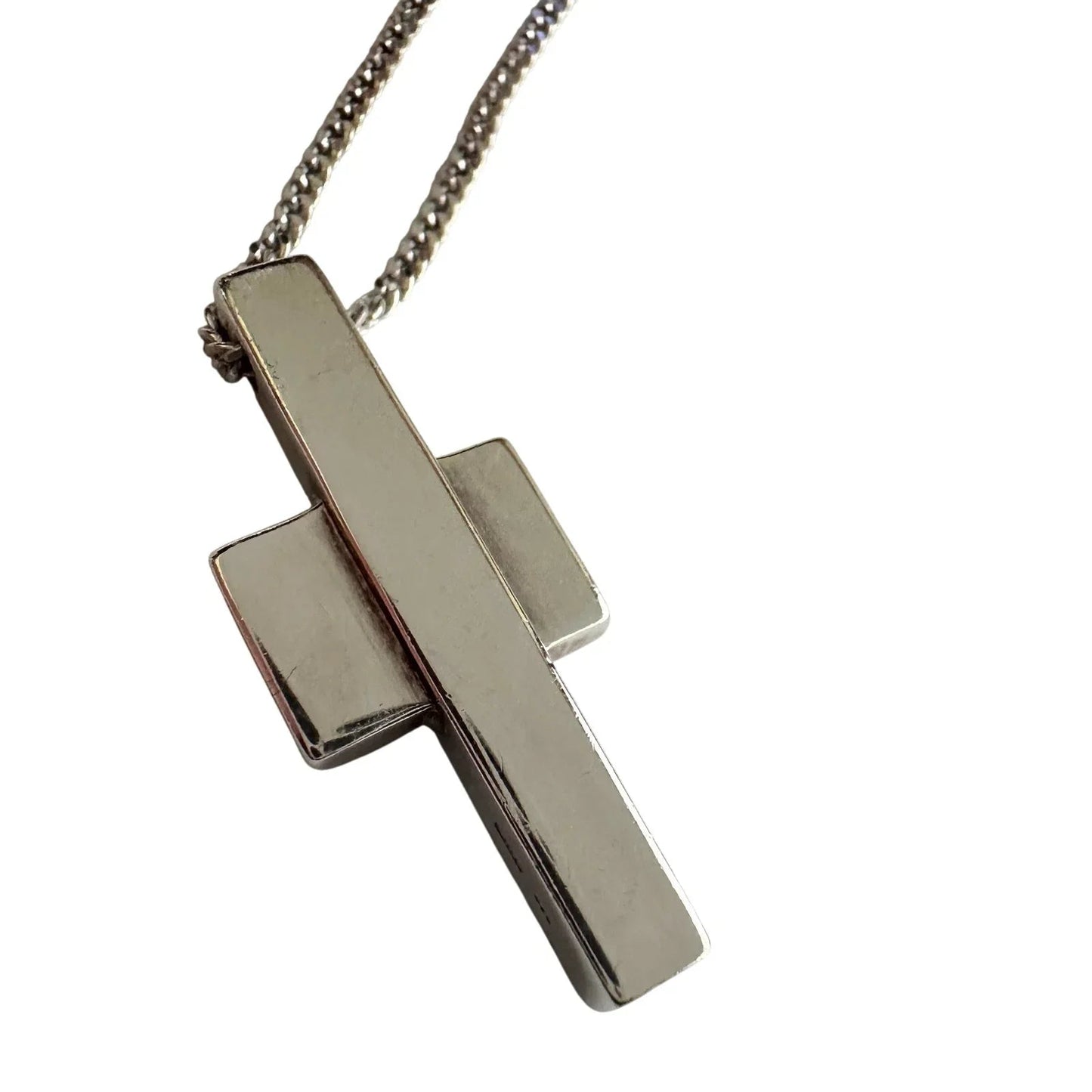 Gucci Thick Abstract Cross Necklace - Gucci - Necklace - A+ Stuff
