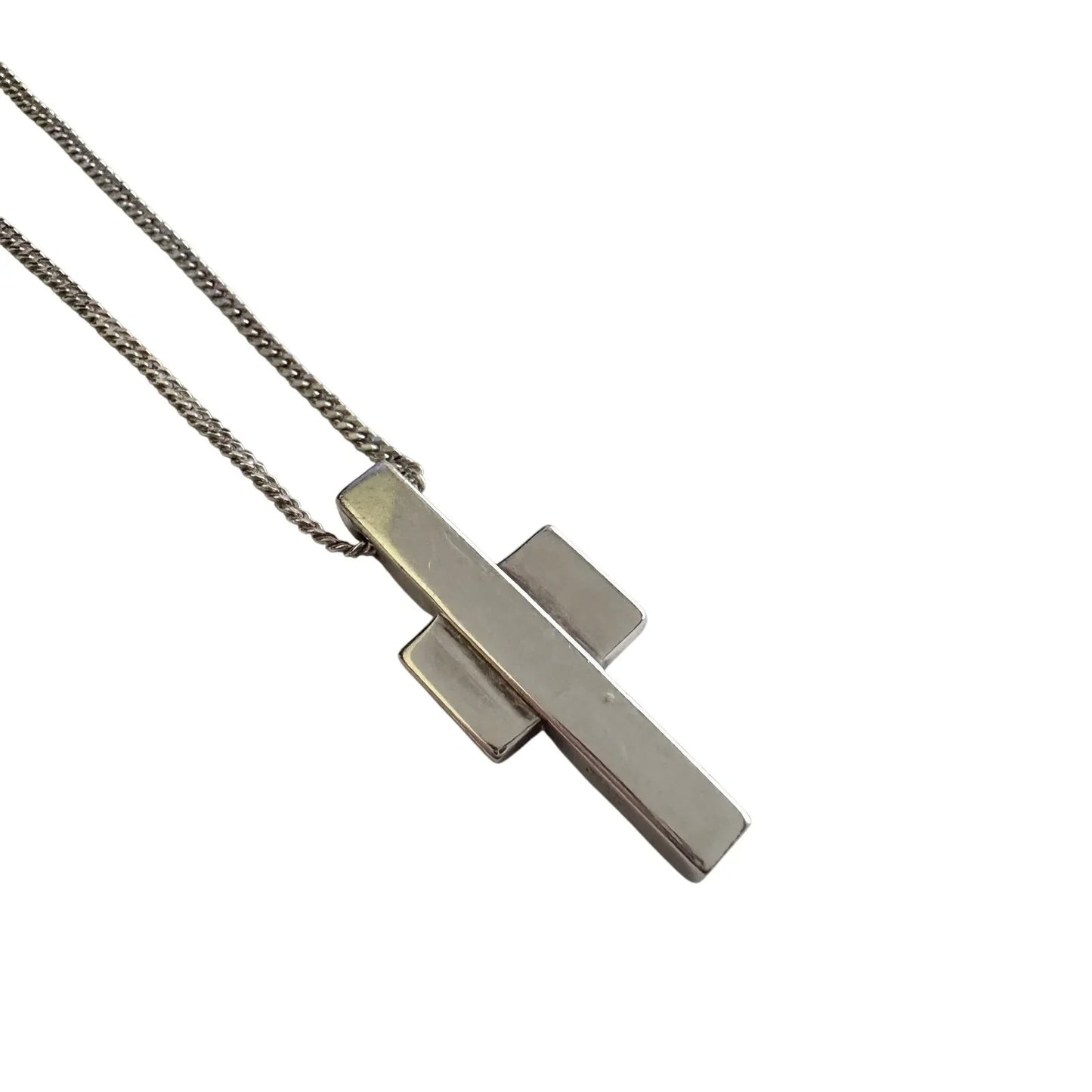 Gucci Thick Abstract Cross Necklace - Gucci - Necklace - A+ Stuff