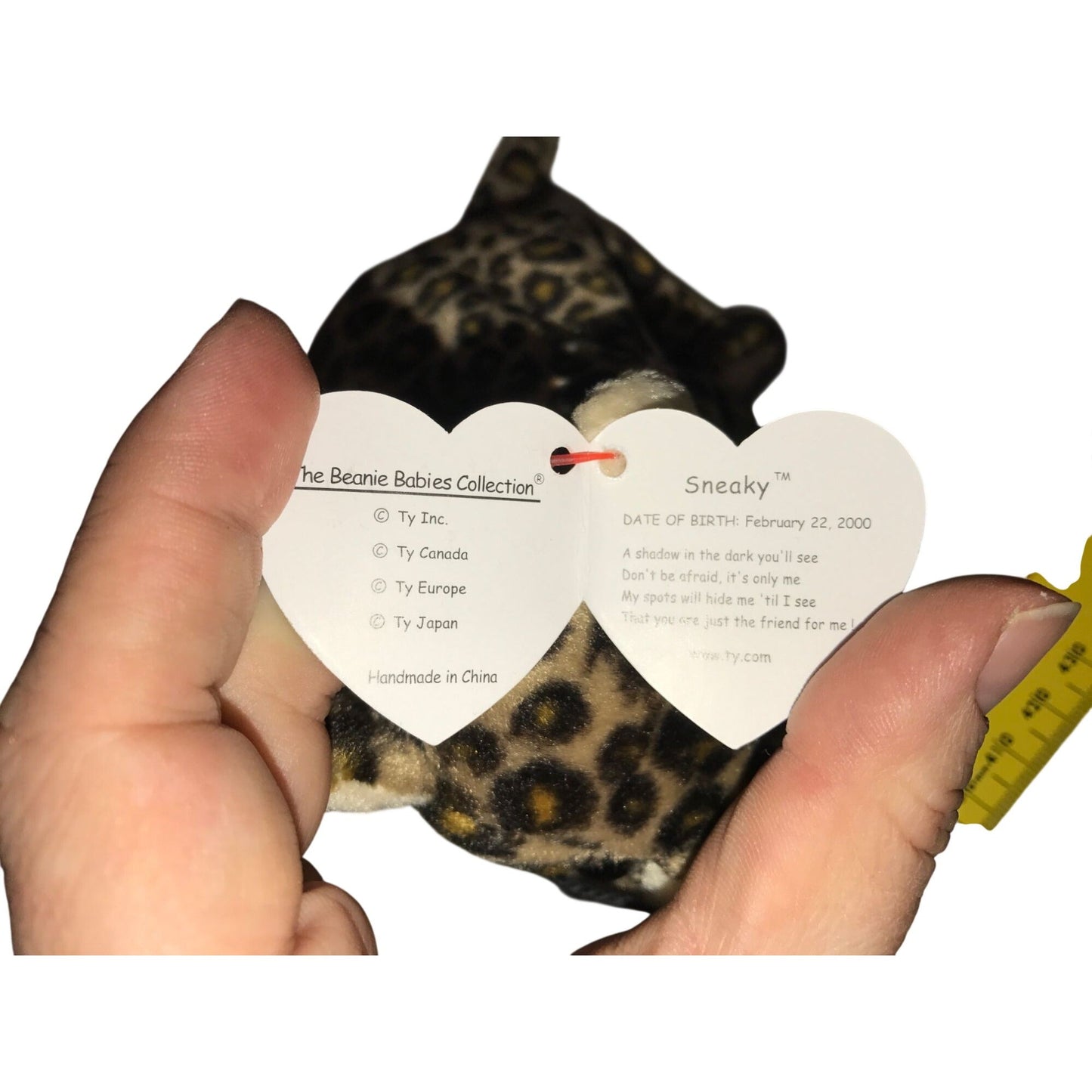 Sneaky the Leopard Beanie Baby TY Beanie Baby  A+ Stuff Plush Toys / Stuffed Animals