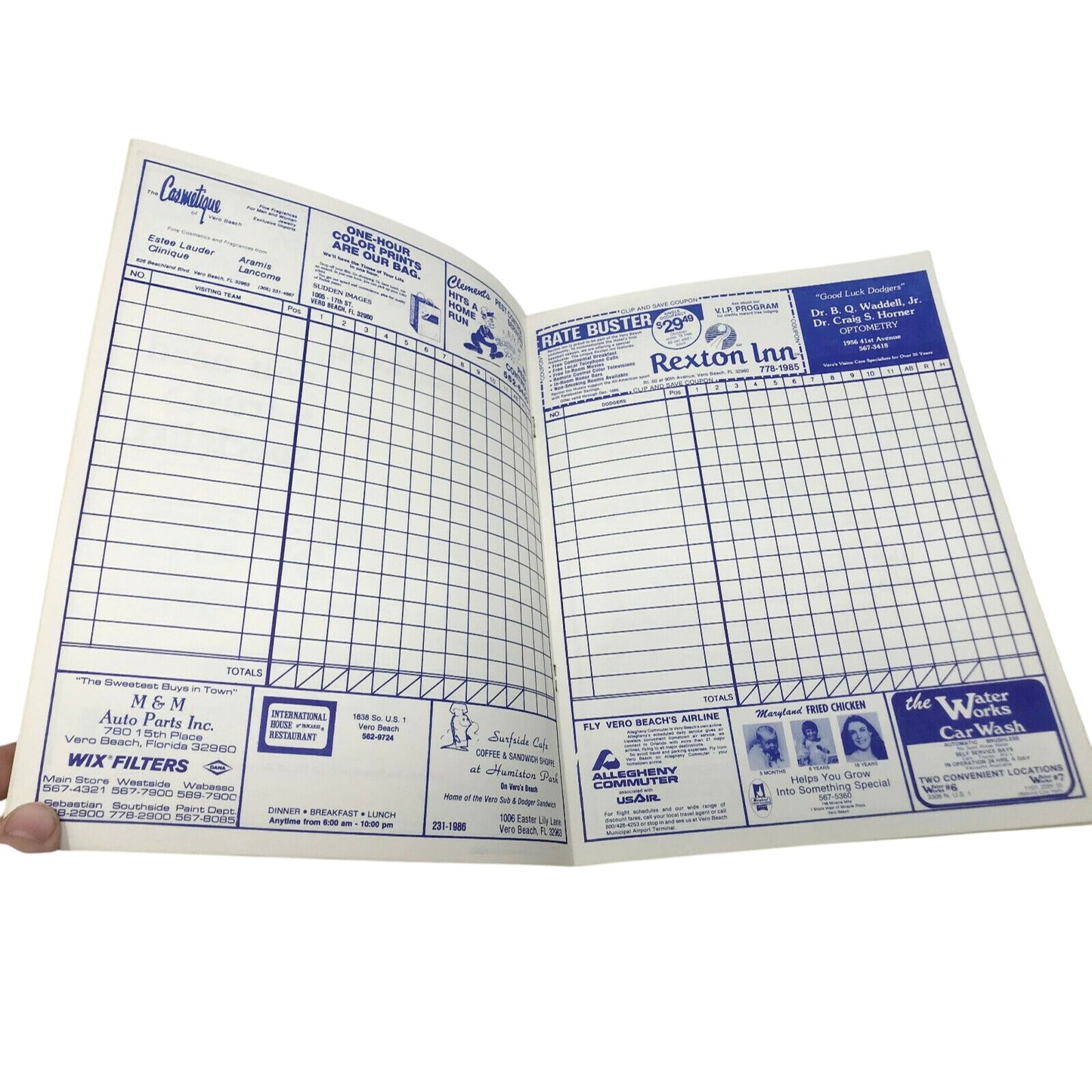 Los Angeles DODGERS Set 85-6 Yearbooks, Spring Training & Scorecard