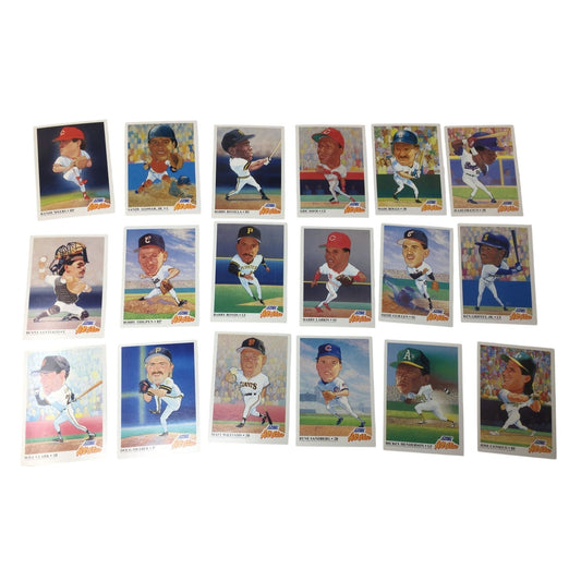 Vintage 1990 Bundle of Score All Star Baseball Cards (18 cards total)