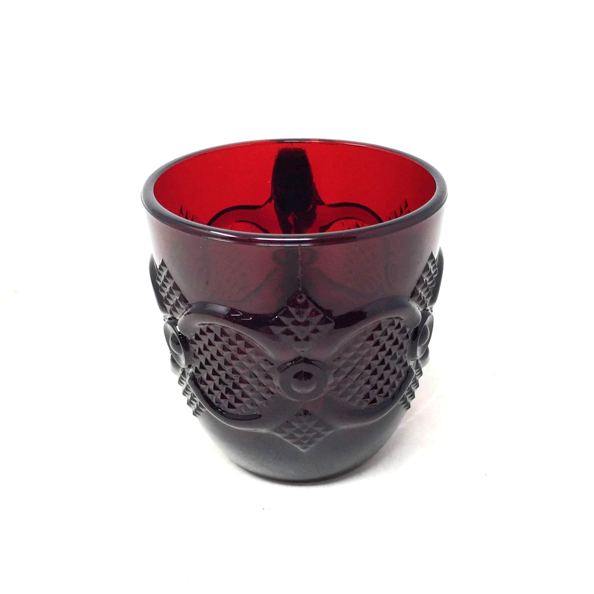 Vintage Avon 1876 Cape Cod Ruby Red Glass Cup and Saucer Set Avon  A+ Stuff Drinking, Dining & More