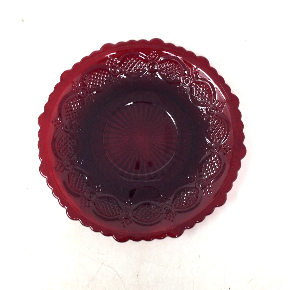 Vintage Avon 1876 Cape Cod Ruby Red Glass Cup and Saucer Set Avon  A+ Stuff Drinking, Dining & More
