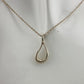 Tiffany and Co Elsa Peretti Teardrop Pendant Necklace in Sterling Silver