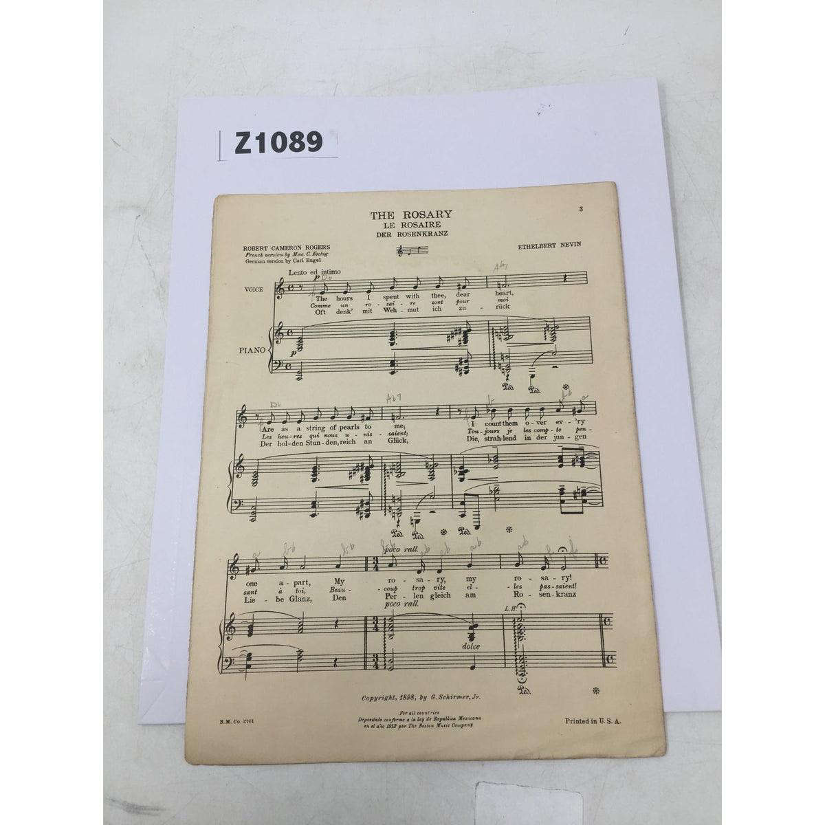 Vintage 1922 Sheet Music for the popular British song "Limehouse Blues" A+ Stuff  A+ Stuff Sheet Music