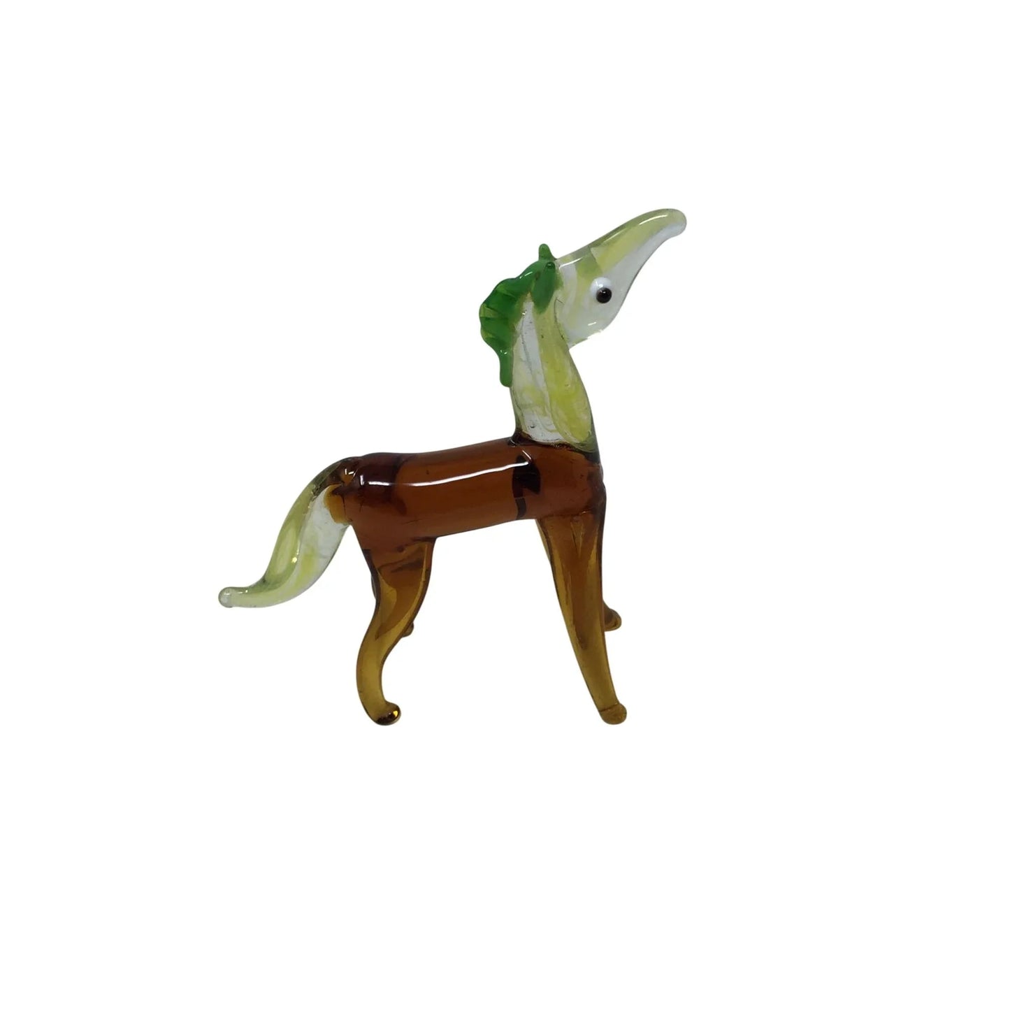 Hand Blown Glass Vintage Horse Figurine - Unbranded - Knick Knack / Figurine - A+ Stuff