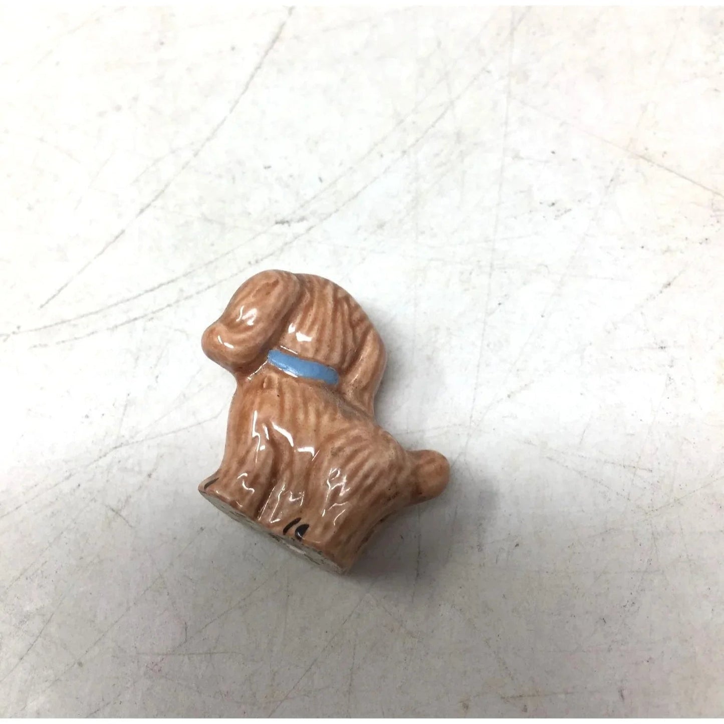 Hand Painted Vintage Porcelain Dog Figurine - unbranded - A+ Stuff