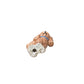 Hand Painted Vintage Porcelain Dog Figurine - unbranded - A+ Stuff