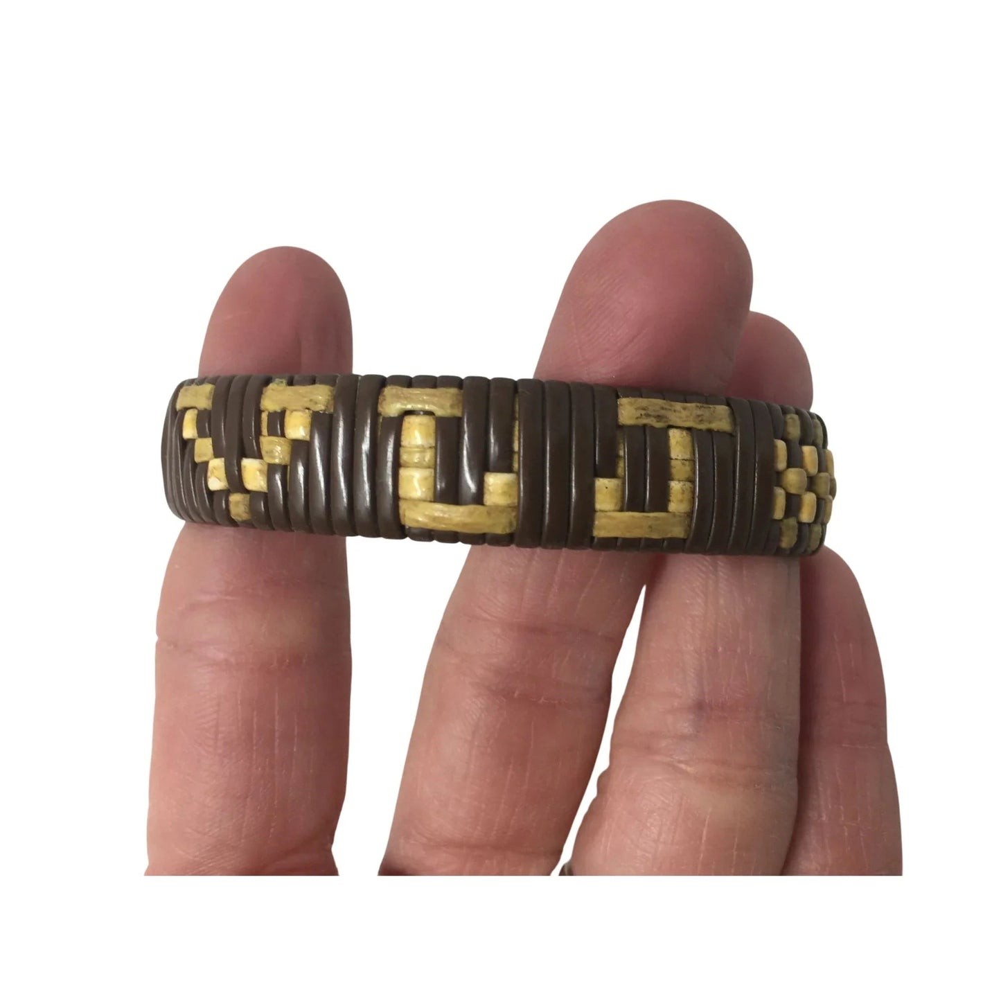 Handmade Cuff Bracelet that says VLJ on the front - A+ Stuff - Bracelet - A+ Stuff