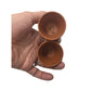 Handmade Miniature Upside Down Flower Pots with Baskets Glued on them - A+ Stuff - Decor - A+ Stuff