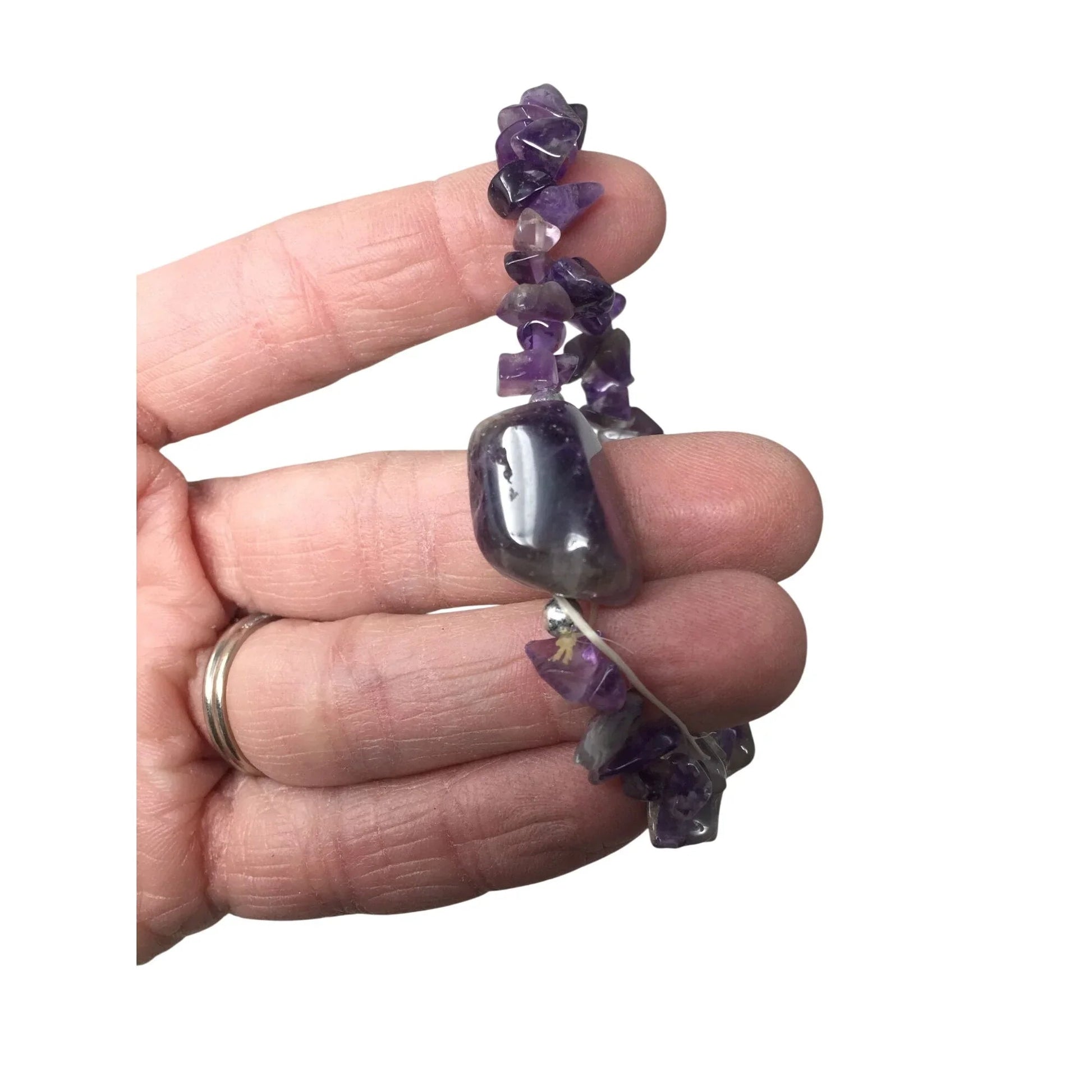 Handmade Purple Gemstone/Crystal Bracelet - A+ Stuff - Bracelet - A+ Stuff