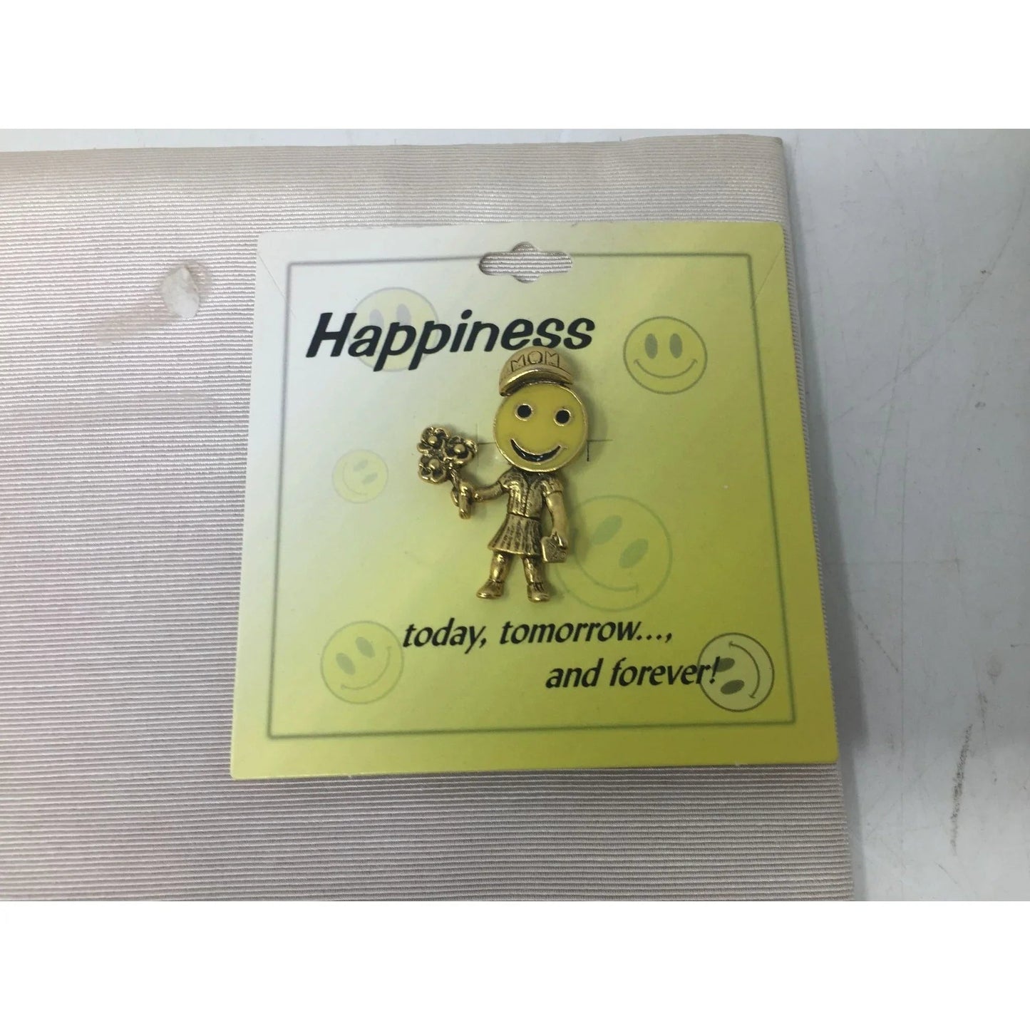 Happiness today, tomorrow and forever Collectible Smiley Face Pins (5) - A+ Stuff - pin - A+ Stuff