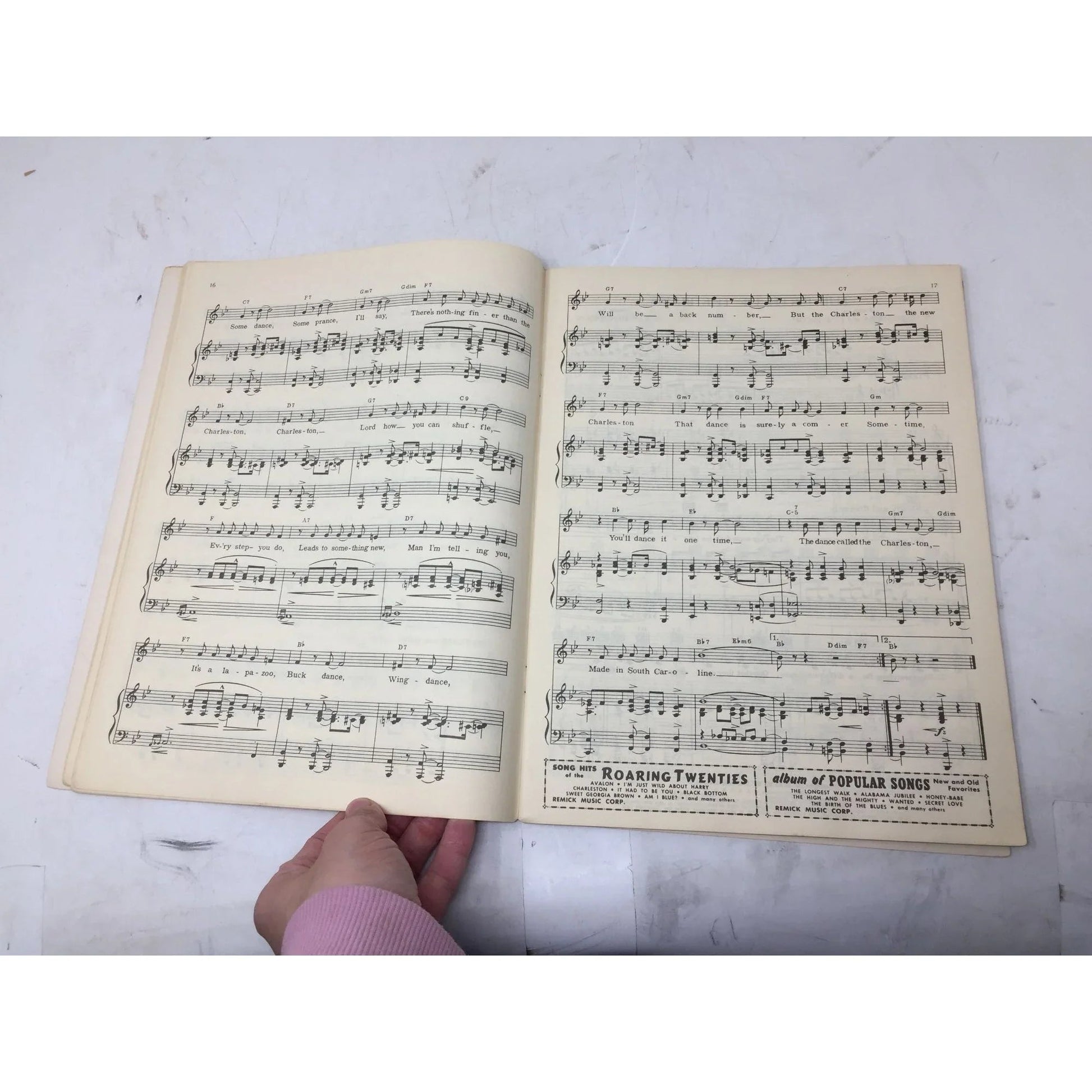 Harms Hits Through The Years Vintage Sheet Music book - A+ Stuff - SHEET MUSIC - A+ Stuff